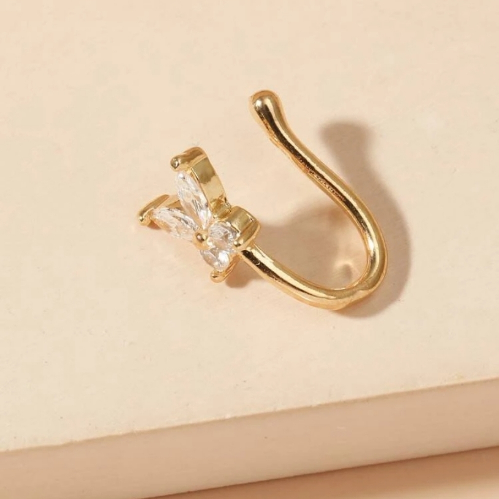 *Prescilla* Nose Ring Cuff - Picture 4 of 4